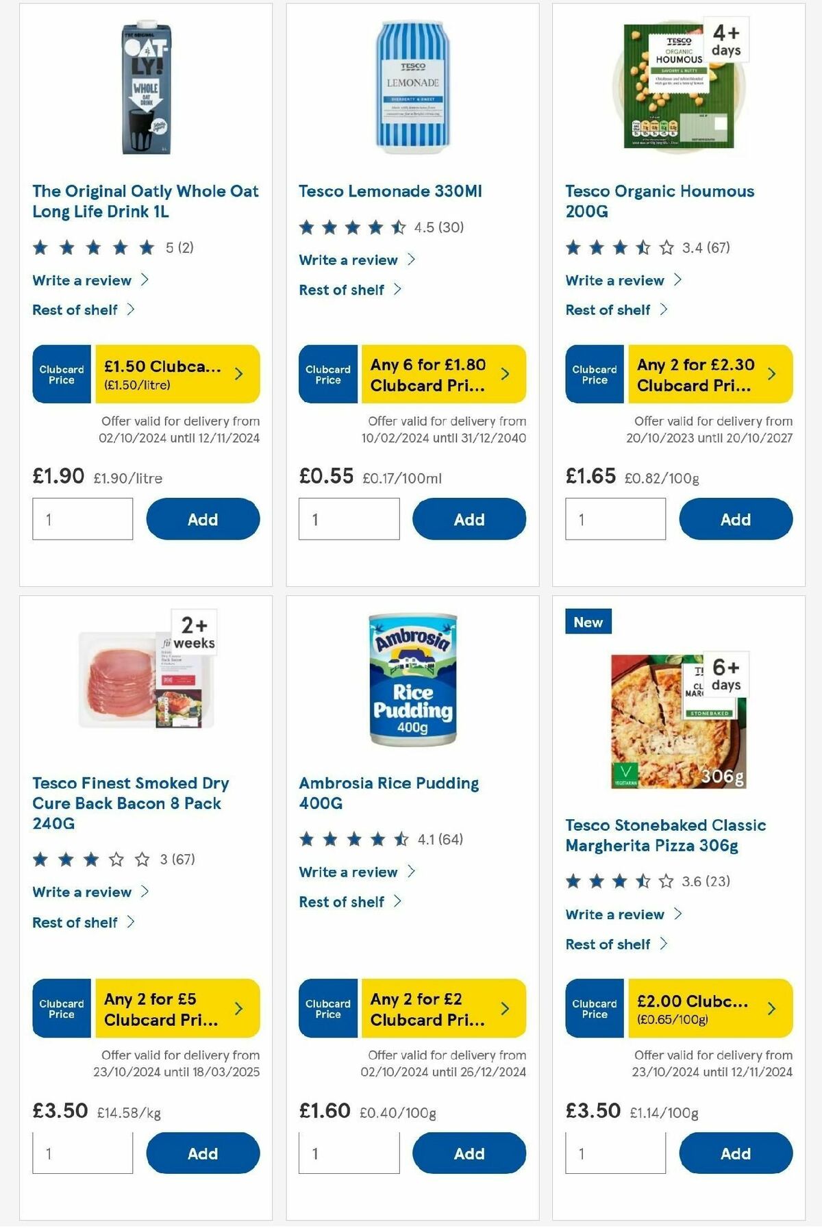 TESCO Offers from 7 November