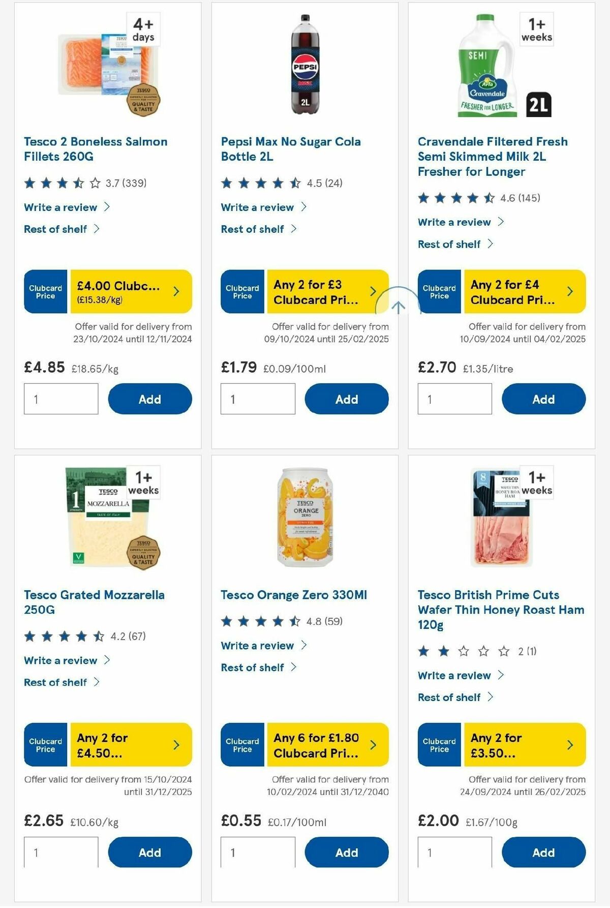 TESCO Offers from 7 November