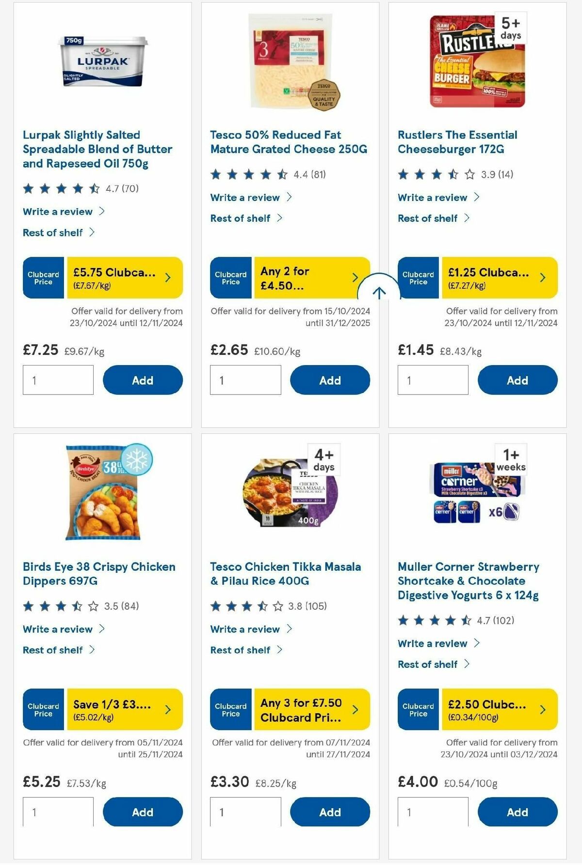 TESCO Offers from 7 November