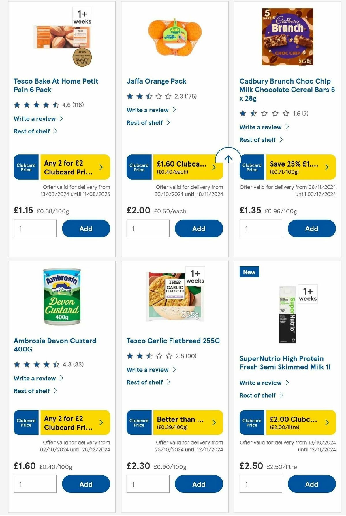 TESCO Offers from 7 November