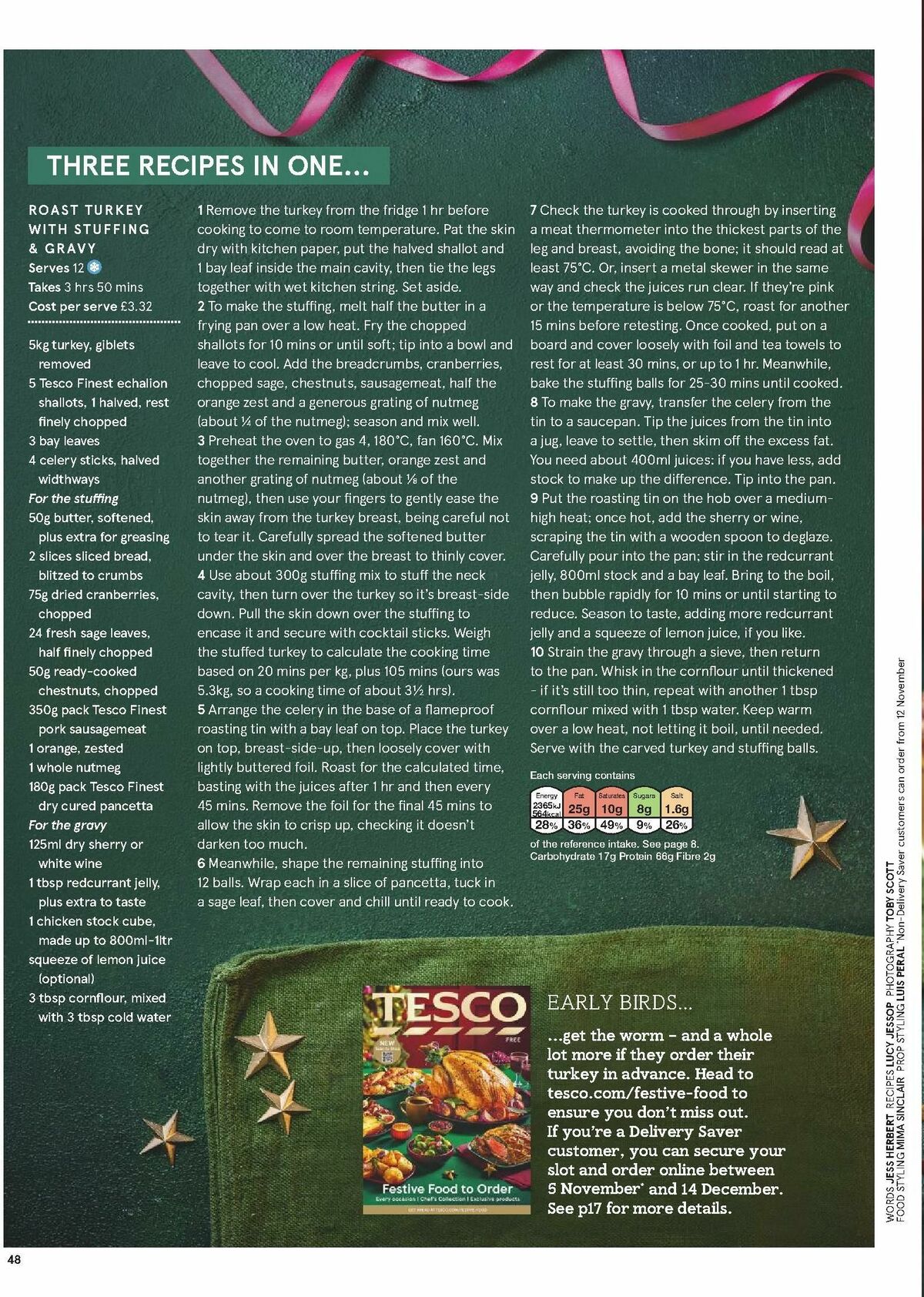 TESCO Magazine November Offers from 1 November