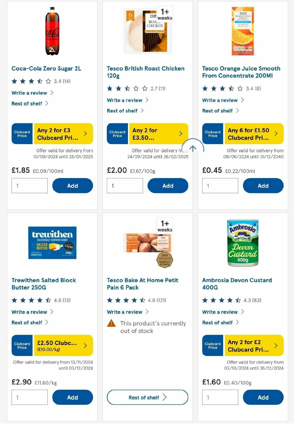 TESCO Offers from 14 November