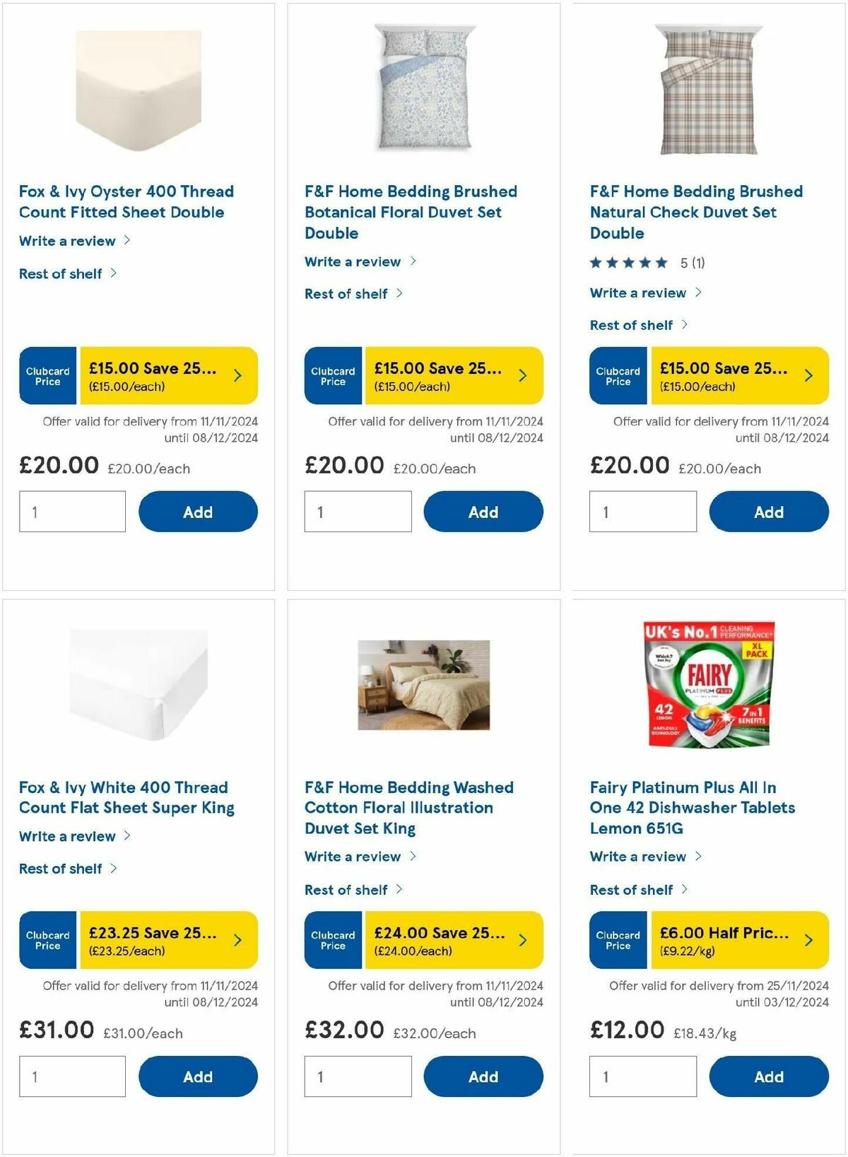 TESCO Offers from 28 November