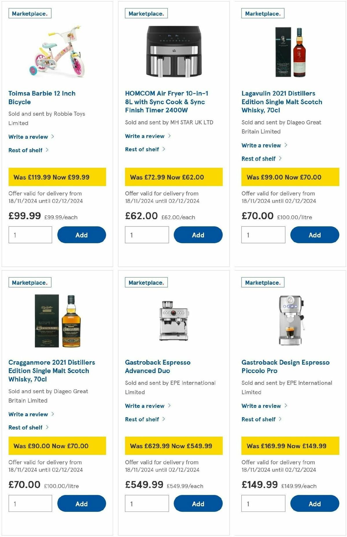 TESCO Offers from 28 November