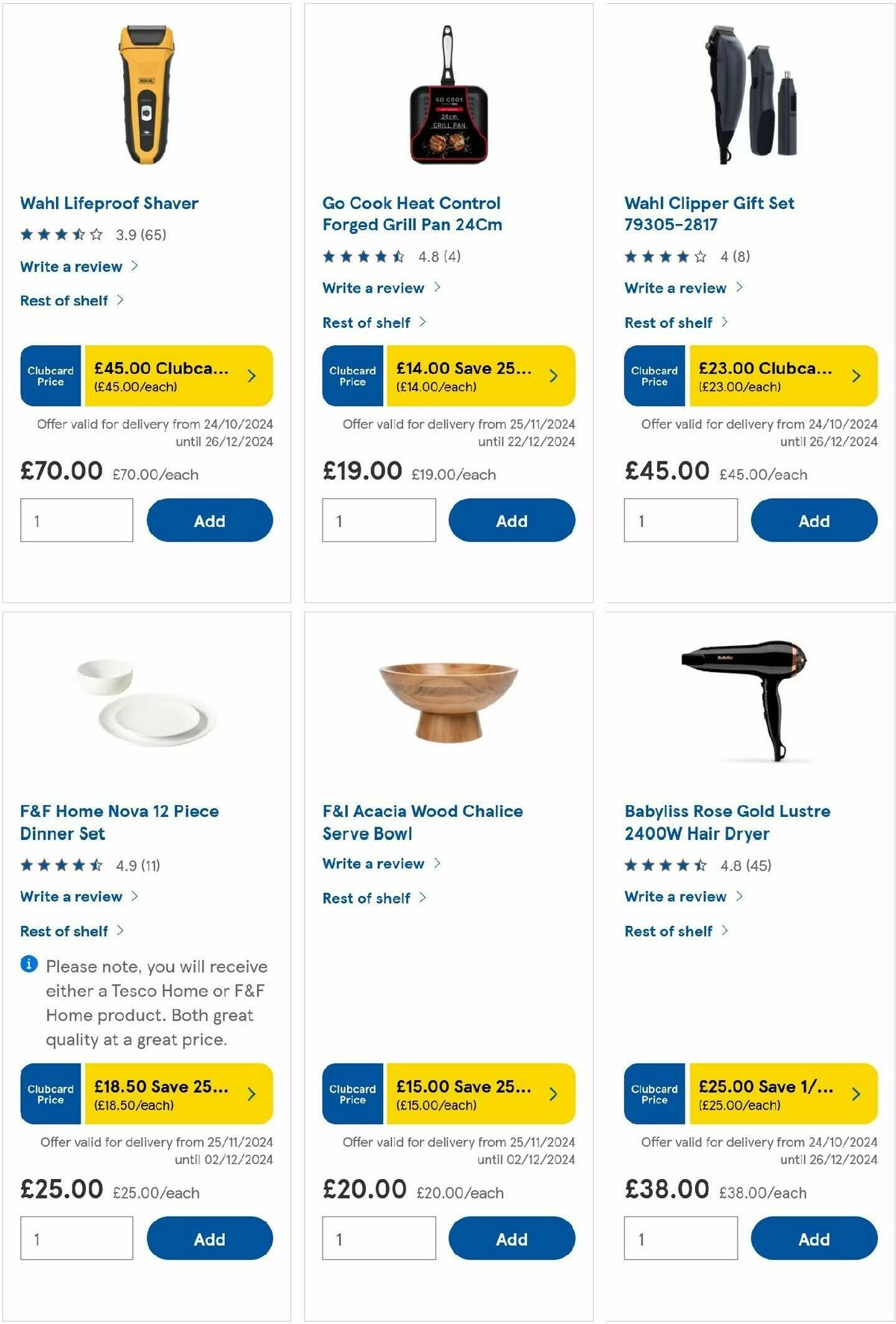 TESCO Offers from 28 November