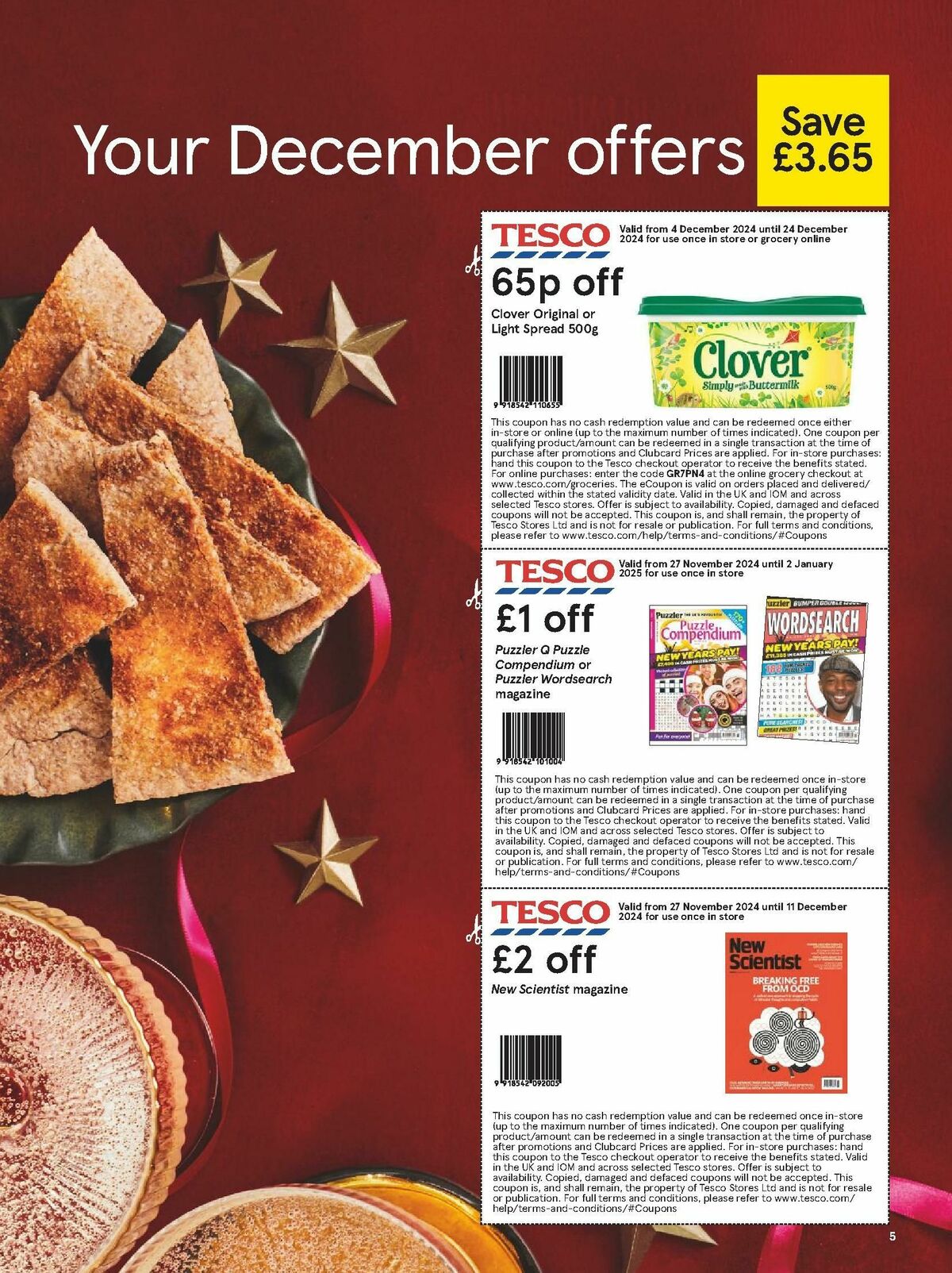 TESCO Magazine December Offers from 1 December