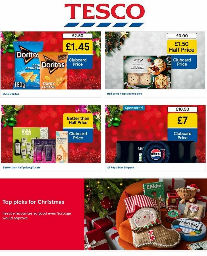 TESCO Offers from 5 December