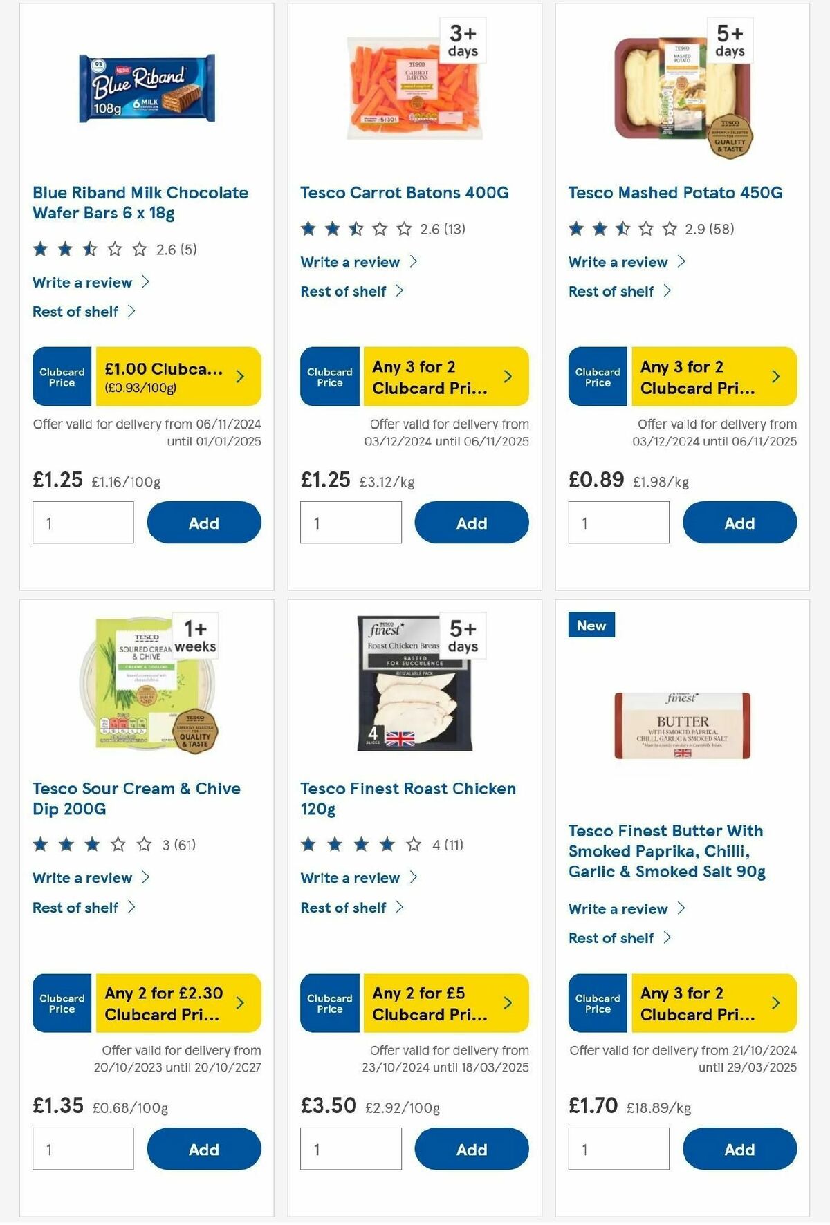 TESCO Offers from 19 December