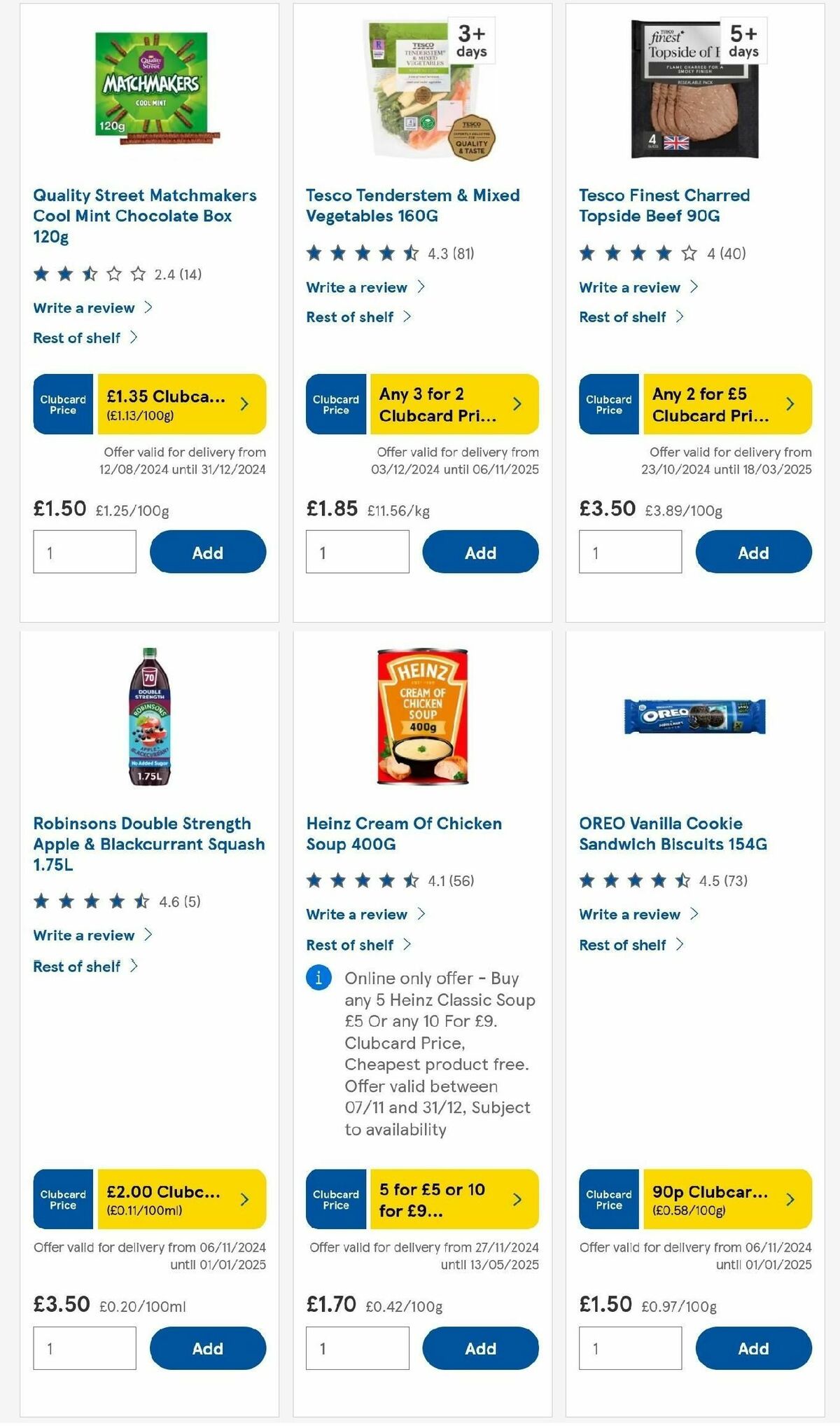 TESCO Offers from 19 December