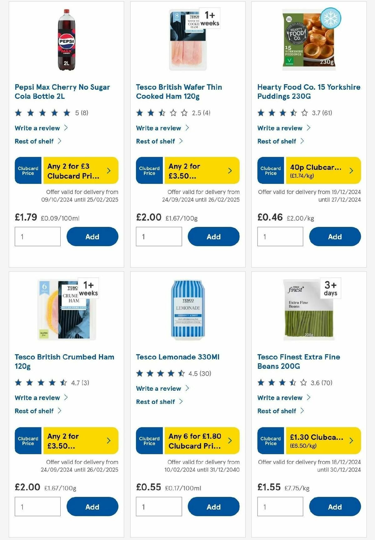 TESCO Offers from 19 December