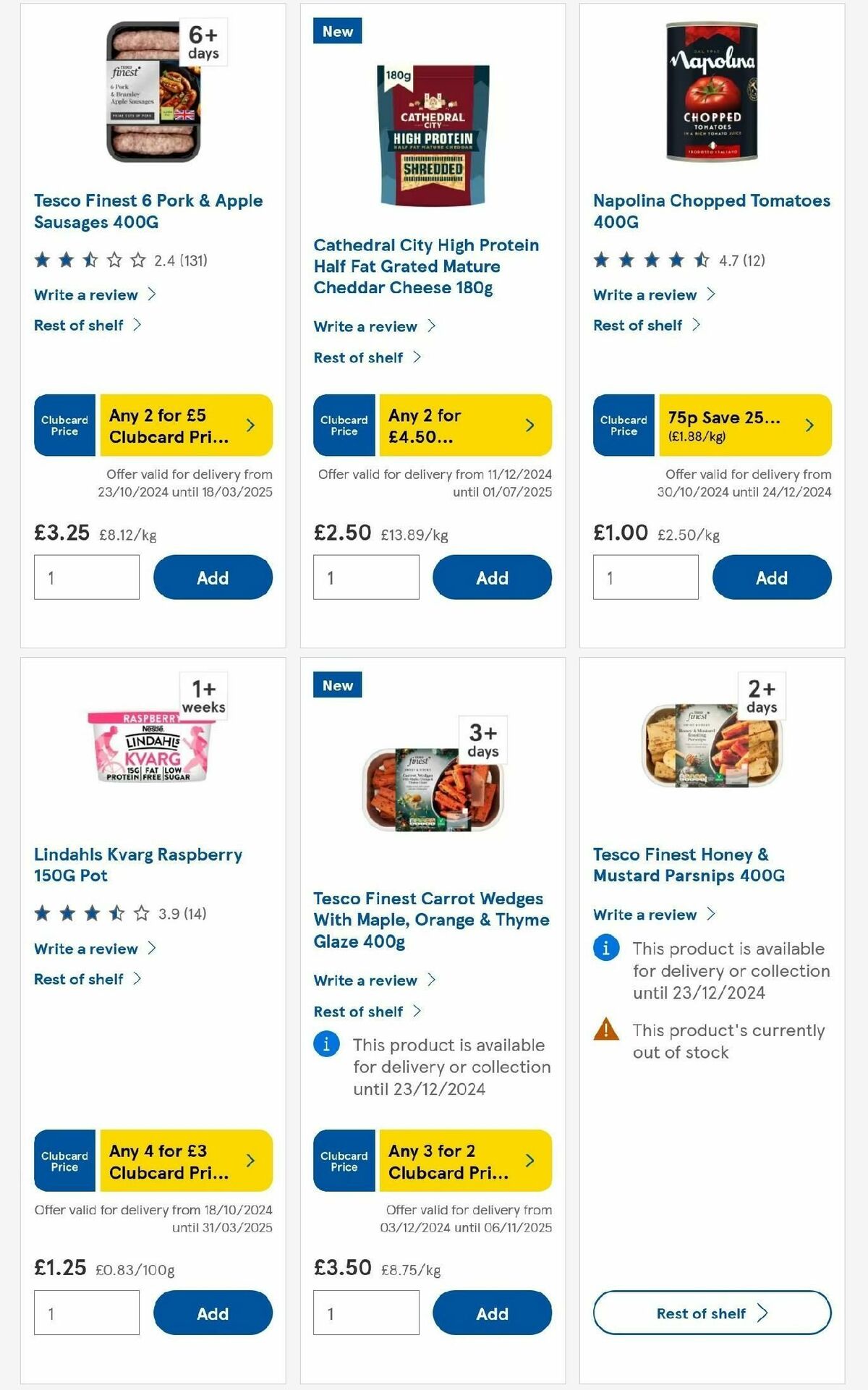 TESCO Offers from 19 December