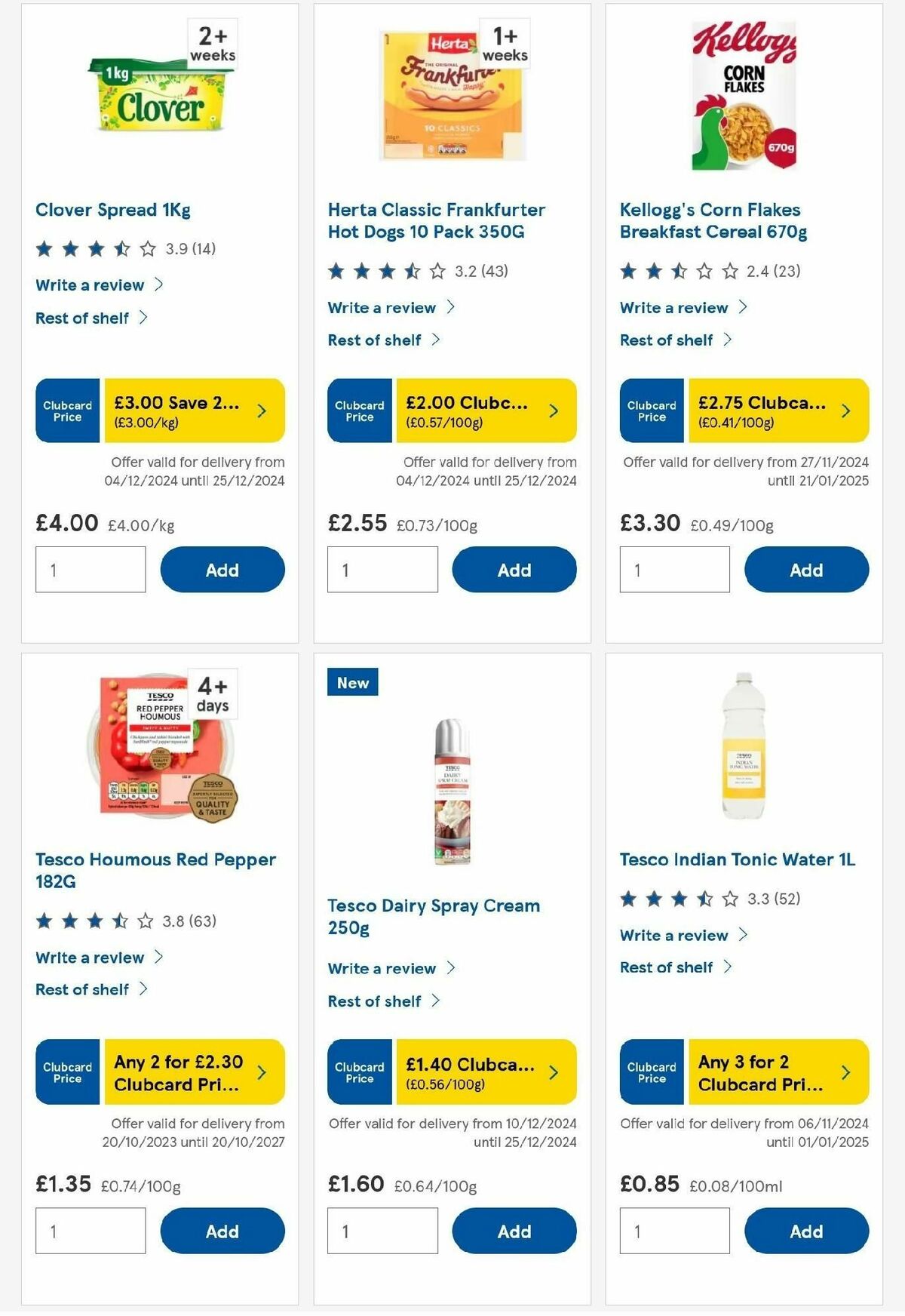 TESCO Offers from 19 December