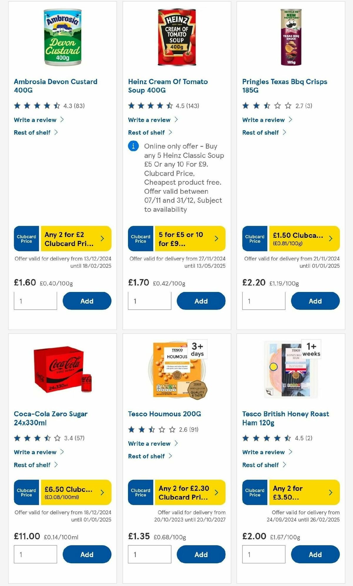 TESCO Offers from 19 December