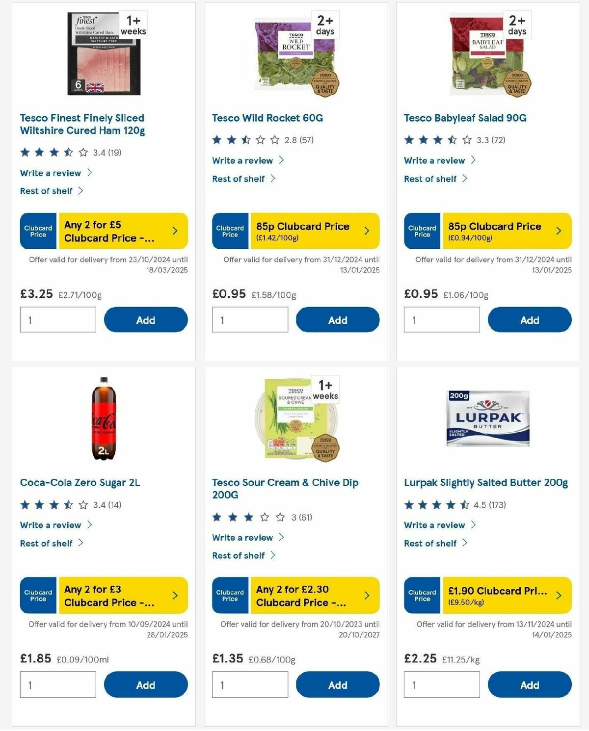 TESCO Offers from 9 January