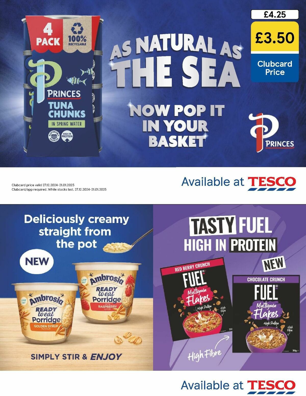 TESCO Magazine January Offers from 6 January