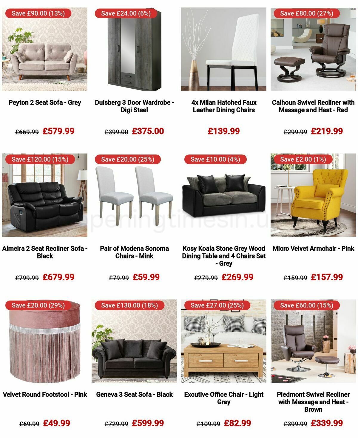 The Range Furniture Offers Offers from 20 April