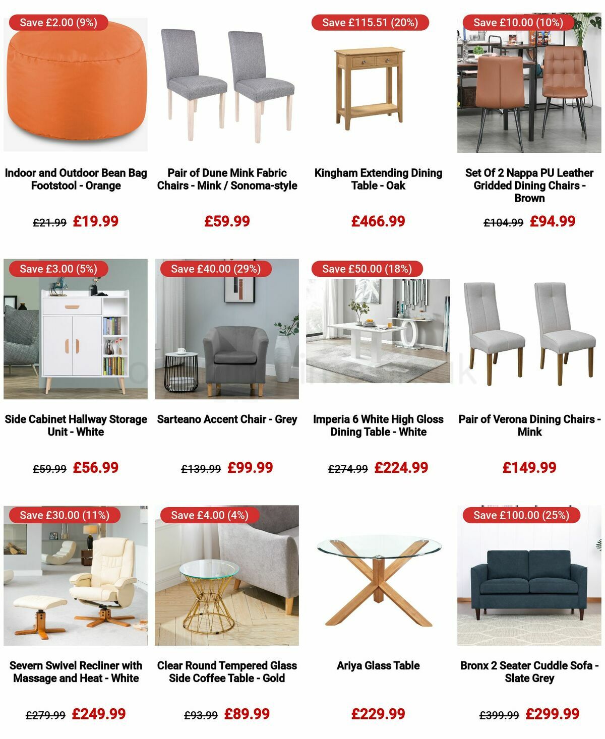 The Range Furniture Offers Offers from 20 April