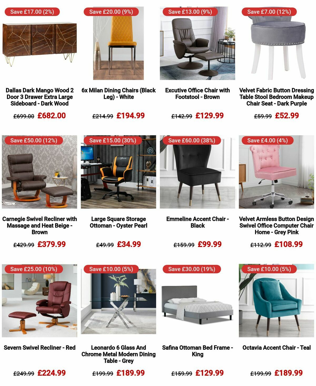 The Range Furniture Offers Offers from 20 April