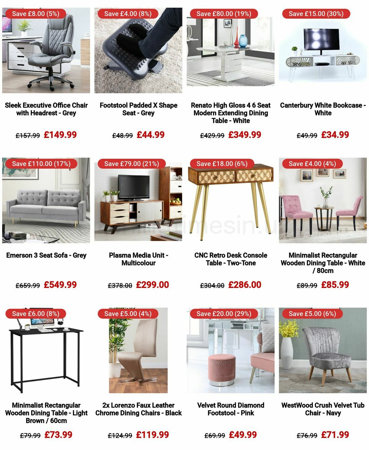 The Range Furniture Offers Offers from 20 April