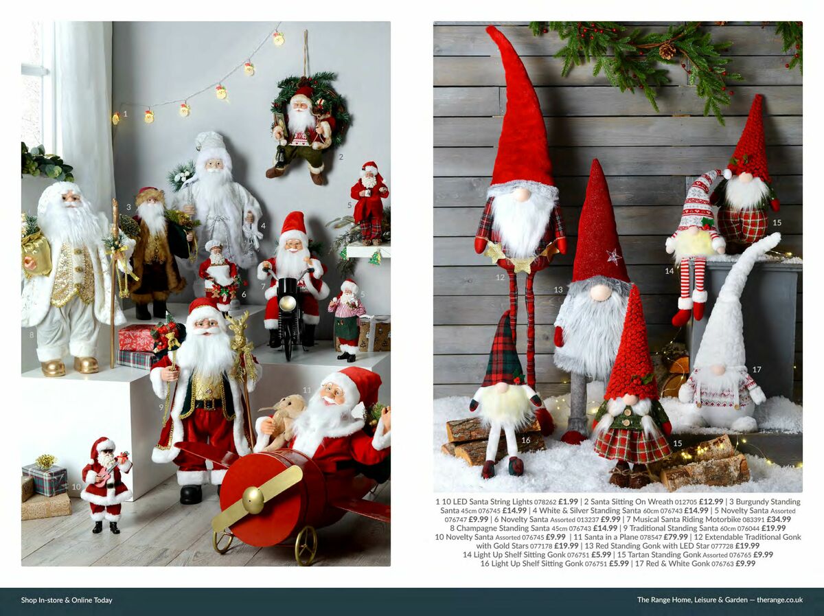 The Range Christmas Lookbook Offers from 6 October