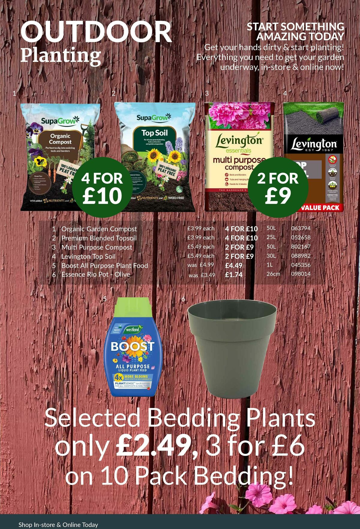 The Range The Gardening Event Offers from 2 May