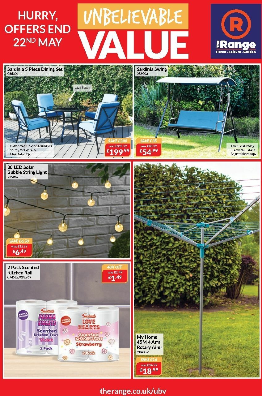 The Range Offers from 11 May