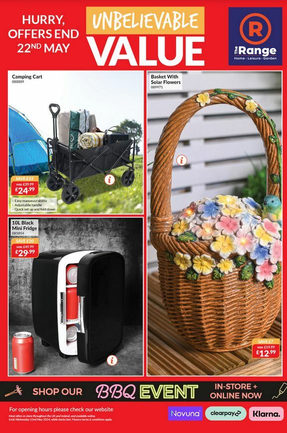 The Range Offers from 11 May