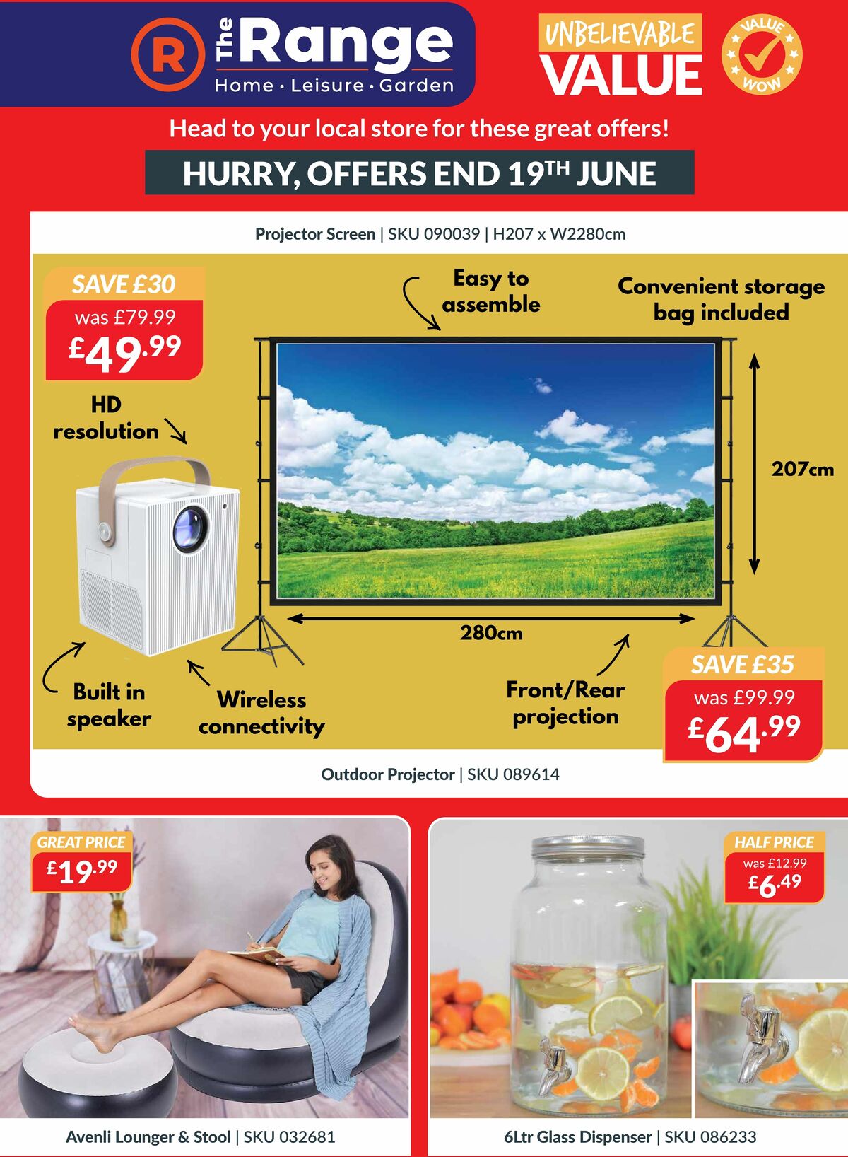 The Range Offers from 7 June