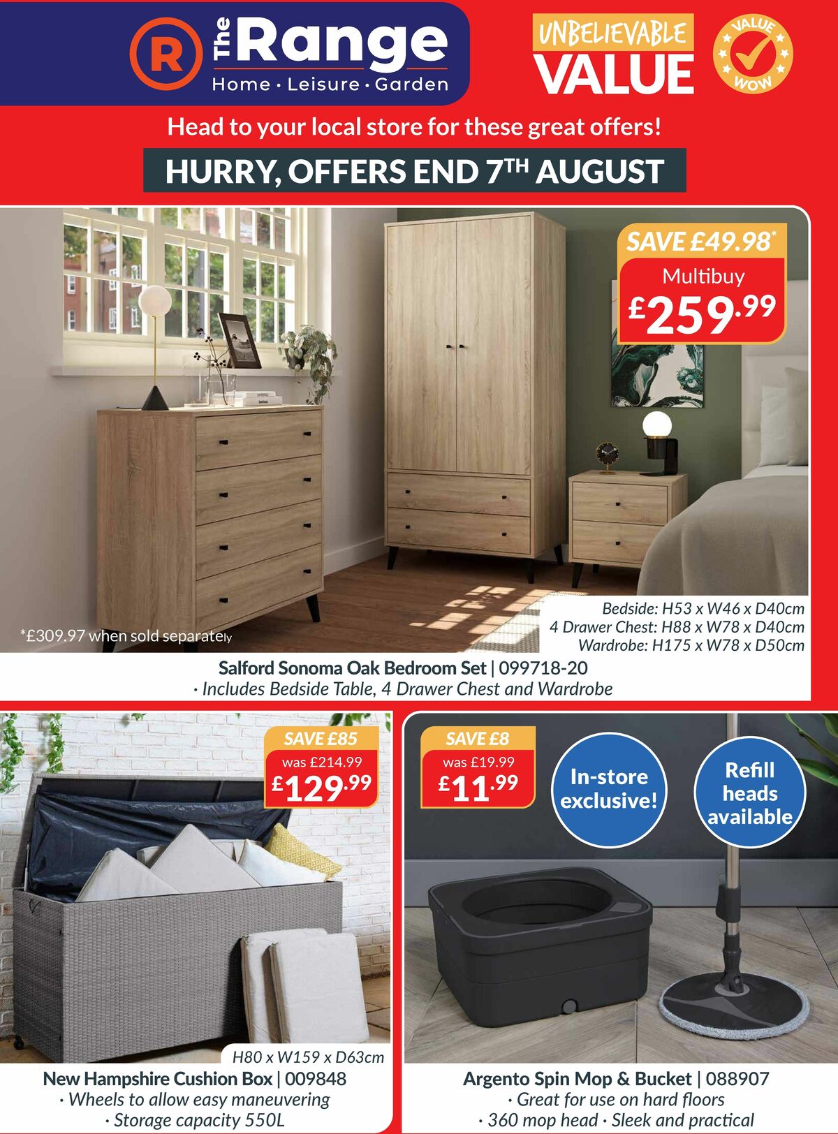 The Range Offers from 25 July