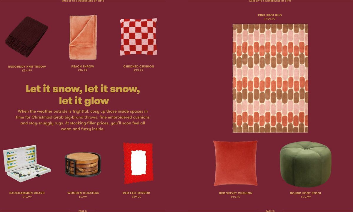 TK Maxx Christmas Lookbook Offers from 9 October