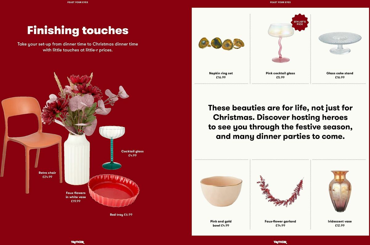 TK Maxx Christmas Offers from 1 October