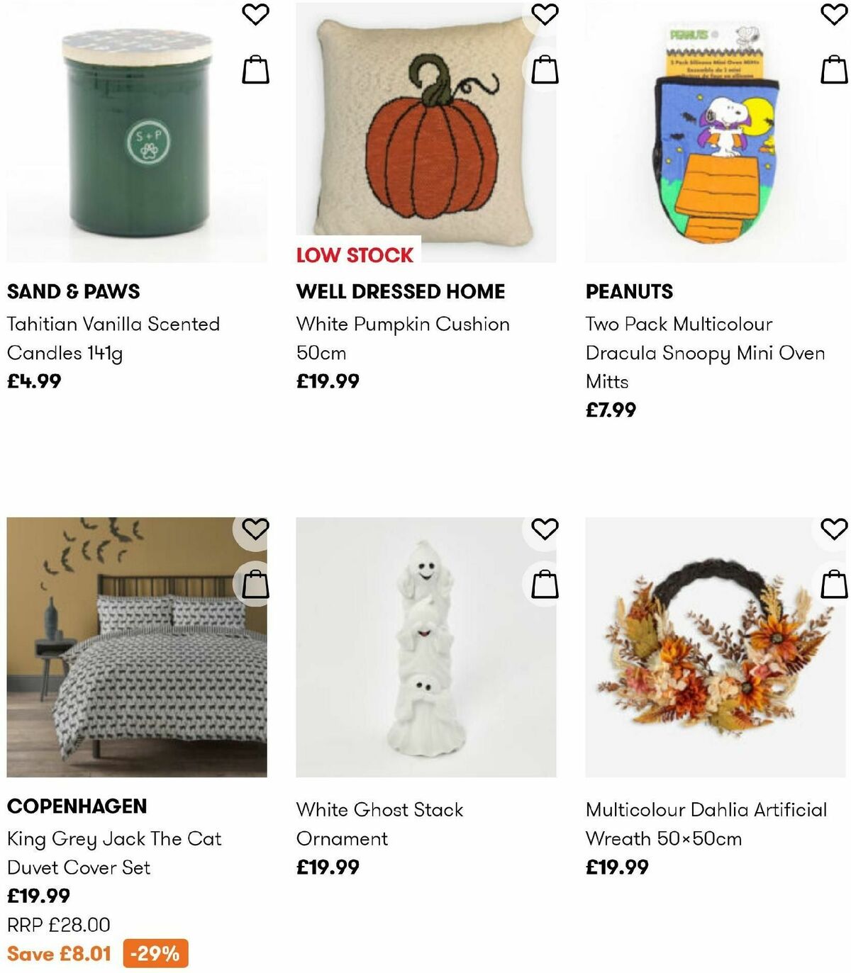 TK Maxx Halloween Offers from 9 October