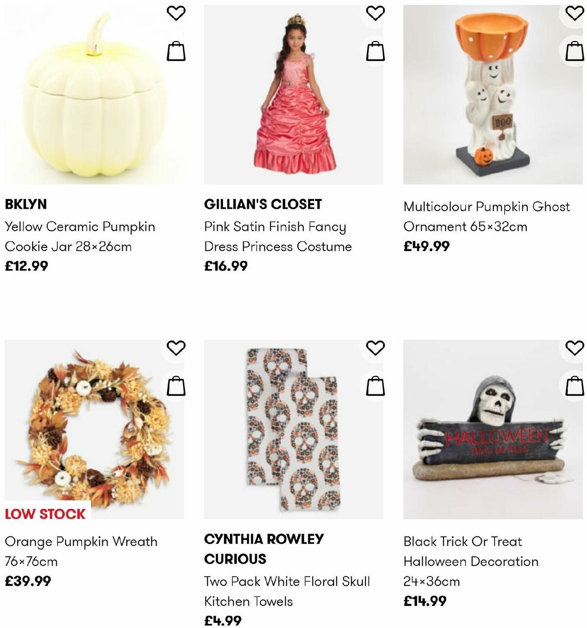 TK Maxx Halloween Offers from 9 October