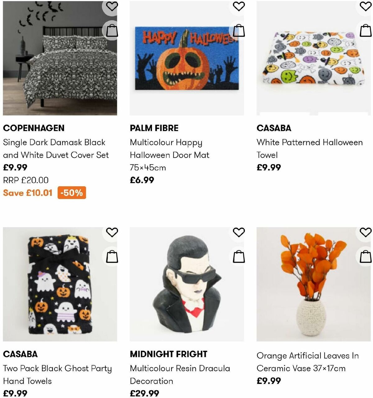 TK Maxx Halloween Offers from 9 October