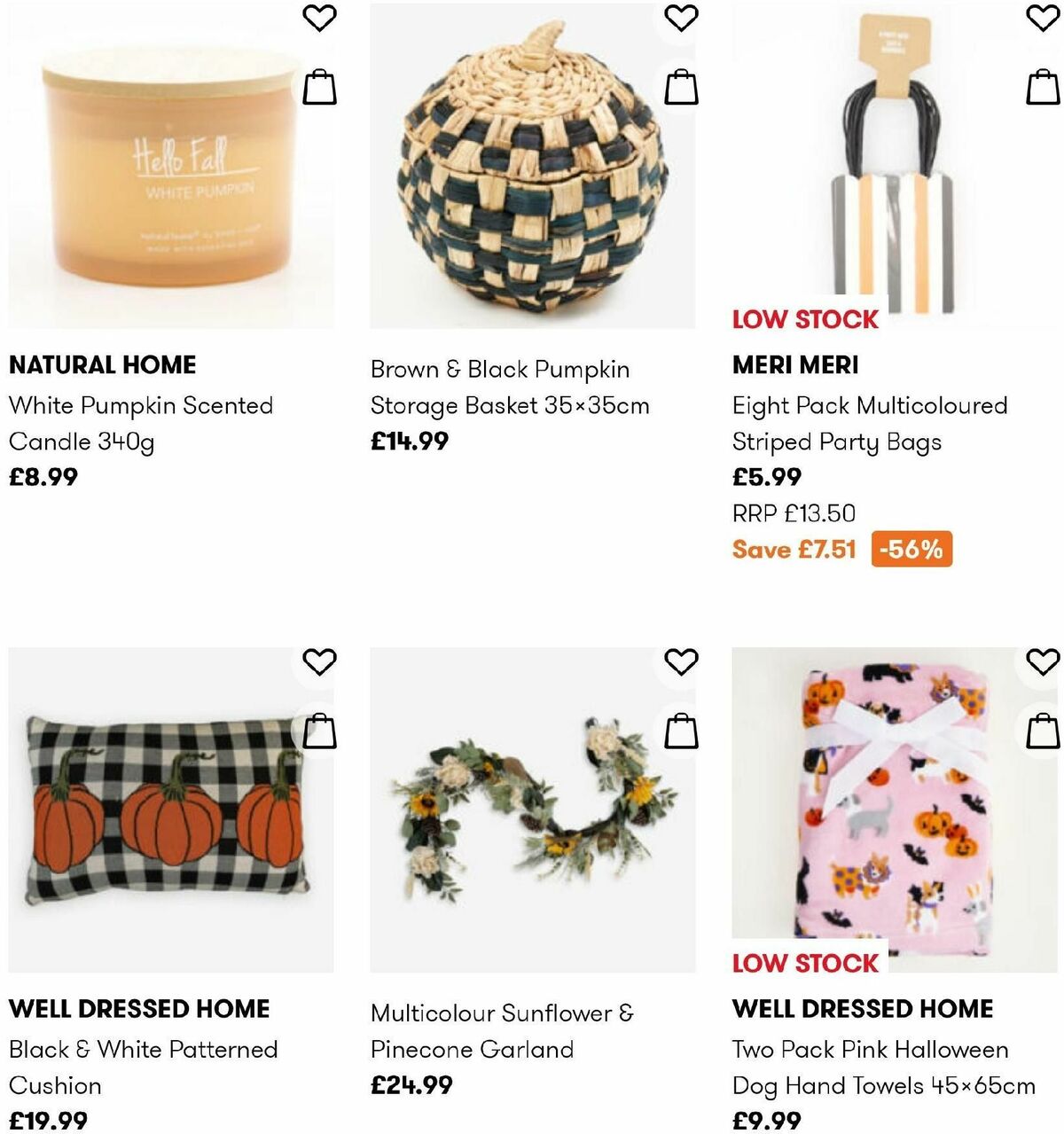 TK Maxx Halloween Offers from 9 October