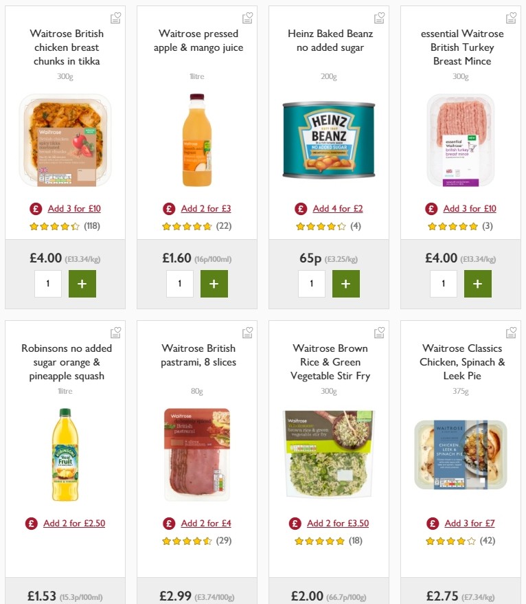 Waitrose Offers from 17 October