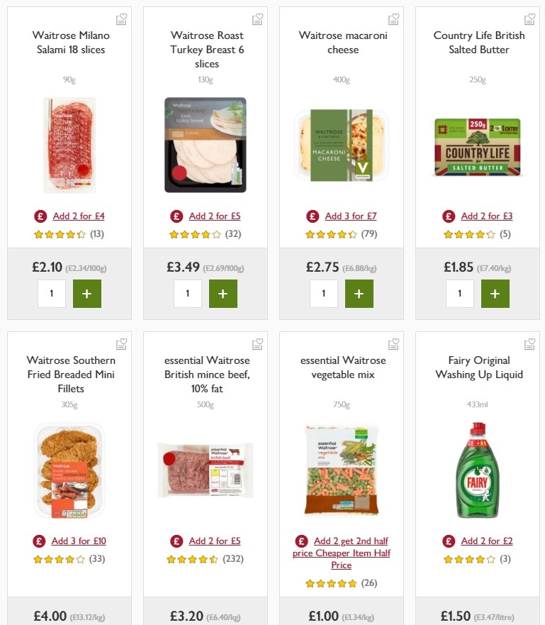 Waitrose Offers from 17 October