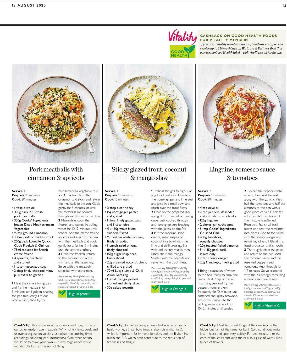 Waitrose Offers from 13 August