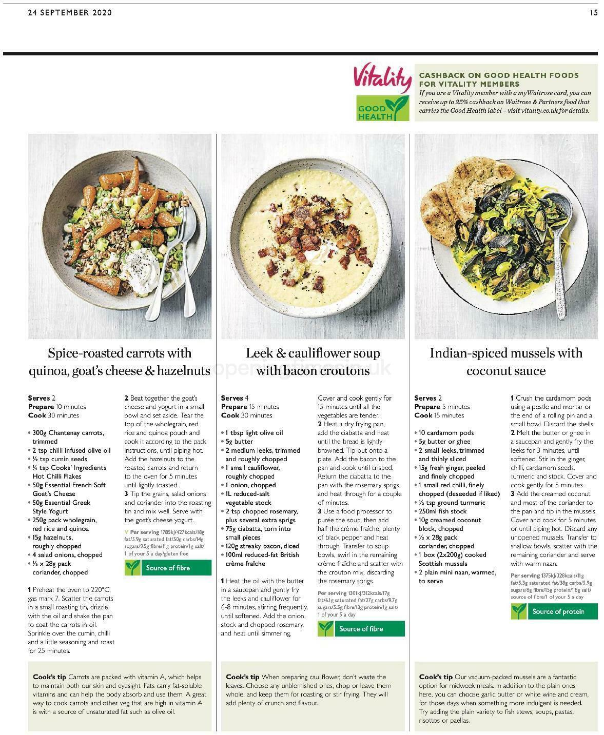 Waitrose Offers from 24 September