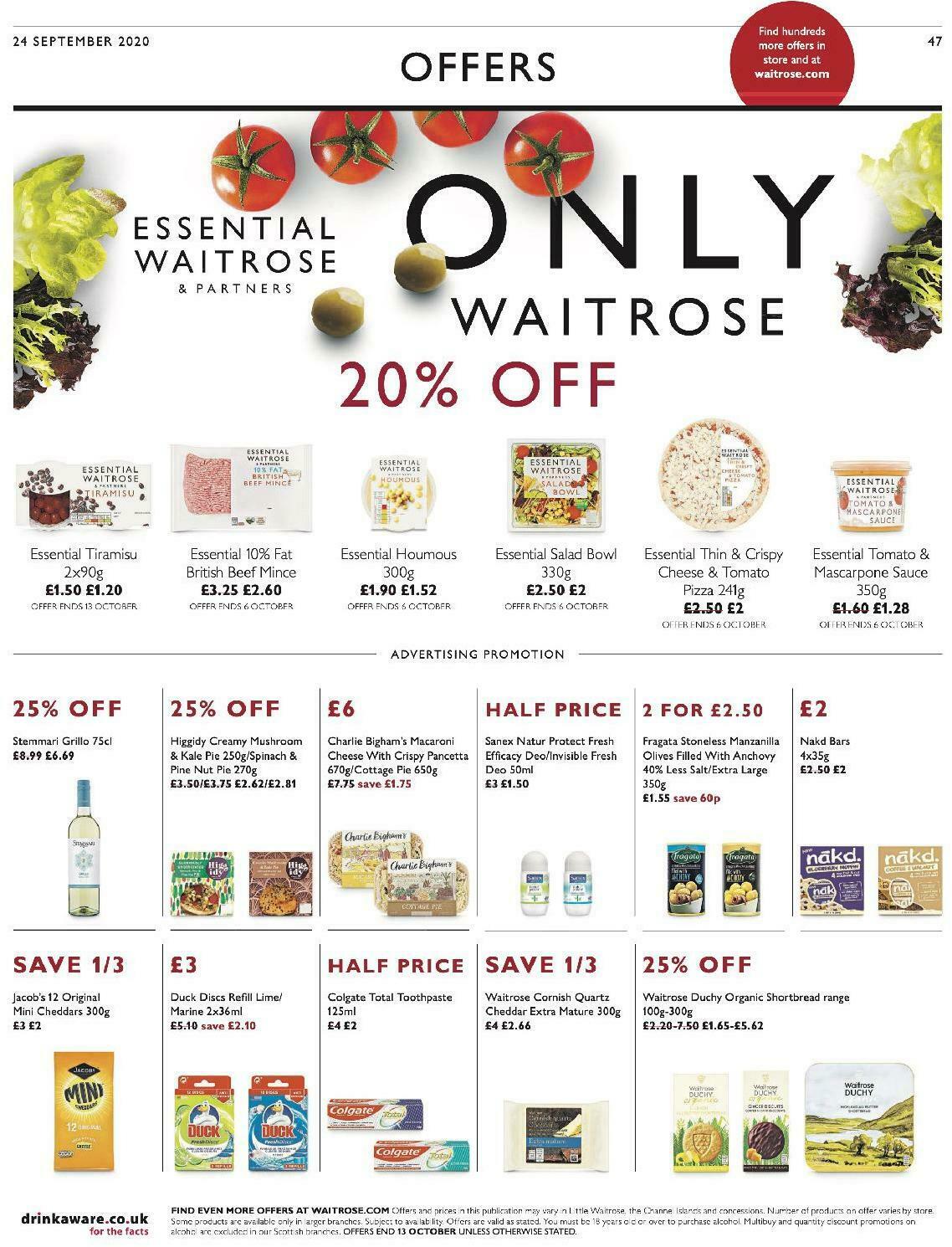 Waitrose Offers from 24 September