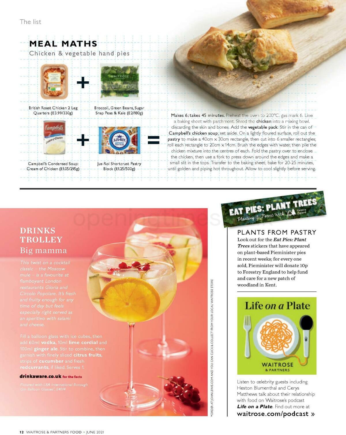 Waitrose Food Magazine June Offers from 1 June