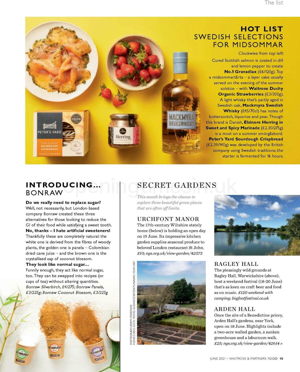 Waitrose Food Magazine June Offers from 1 June