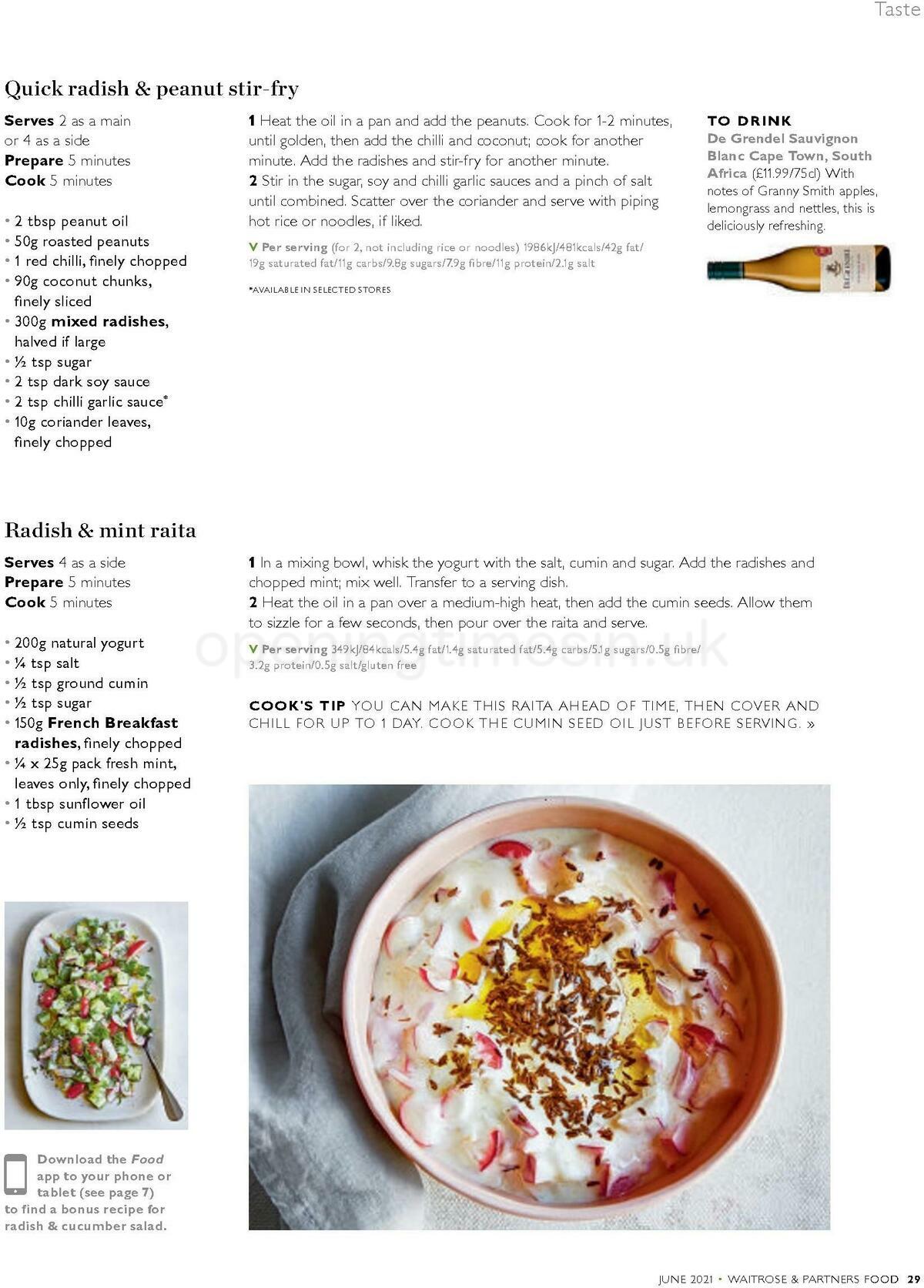 Waitrose Food Magazine June Offers from 1 June