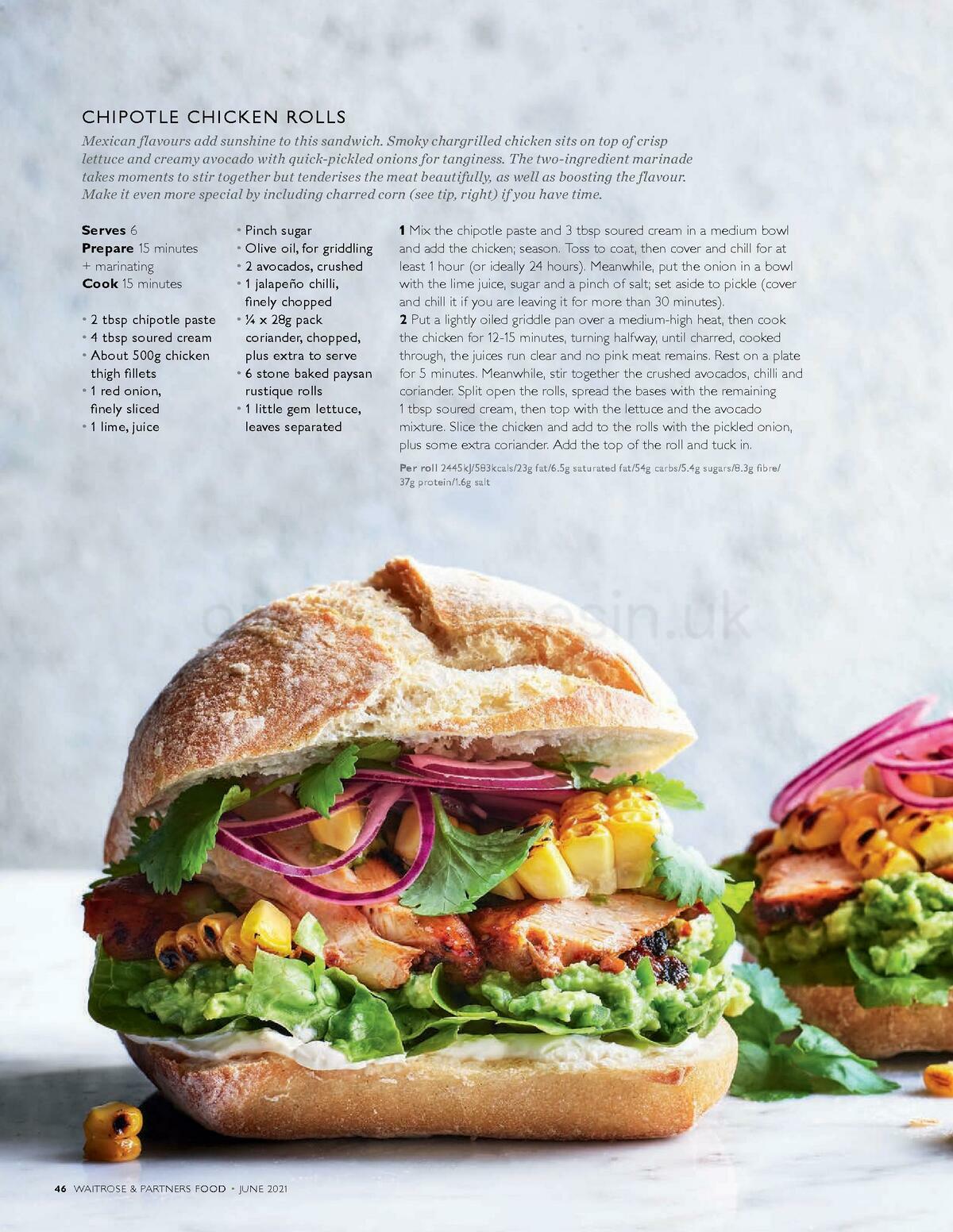 Waitrose Food Magazine June Offers from 1 June