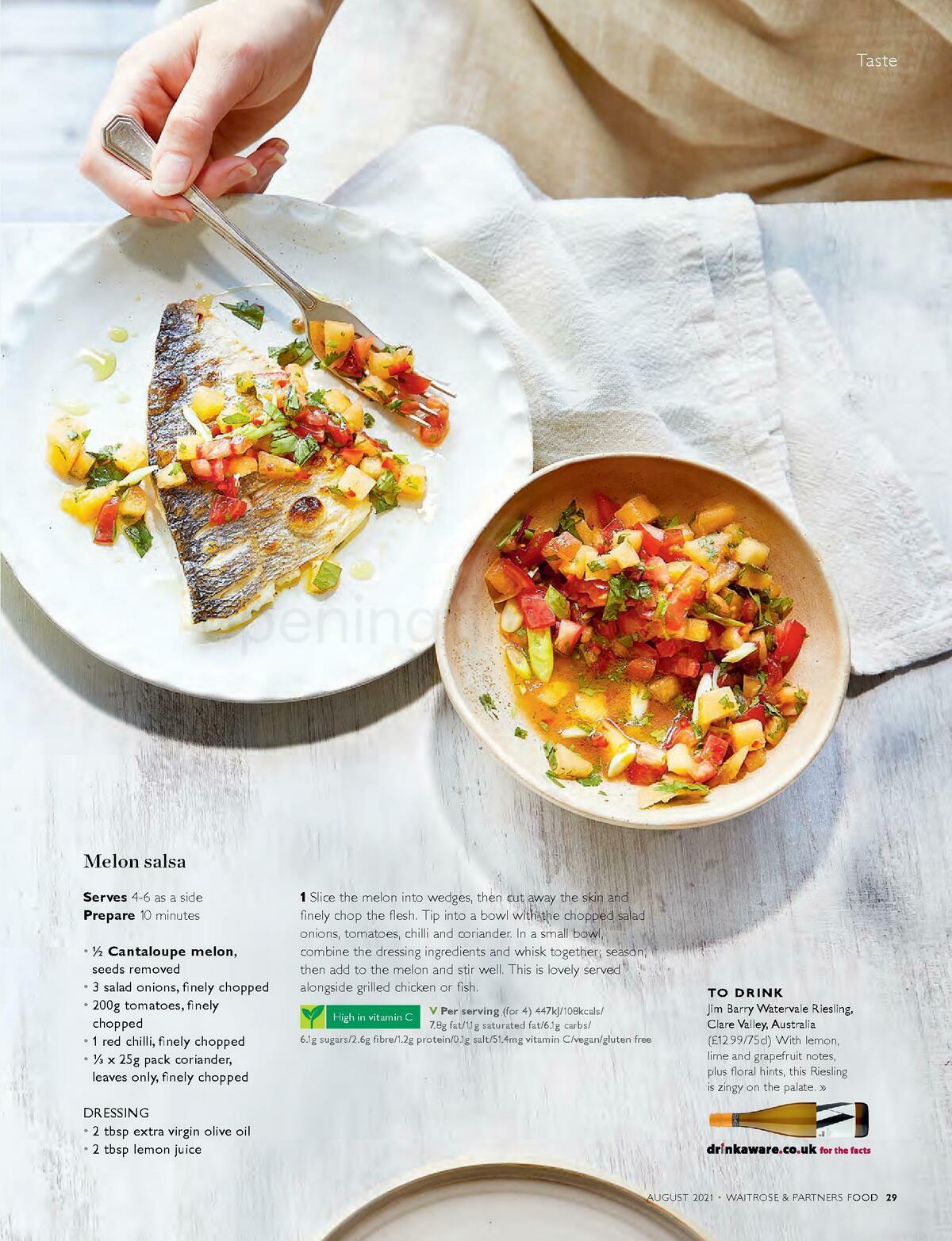 Waitrose Food Magazine August Offers from 1 August