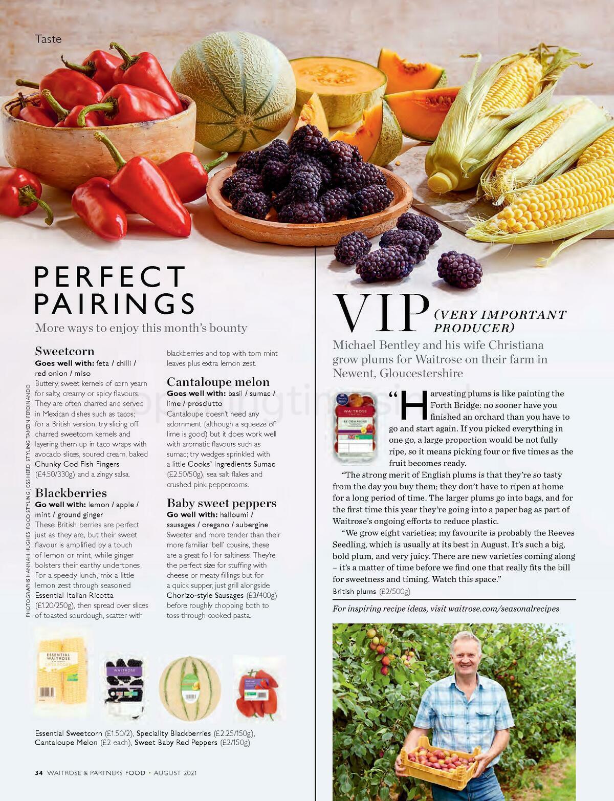 Waitrose Food Magazine August Offers from 1 August