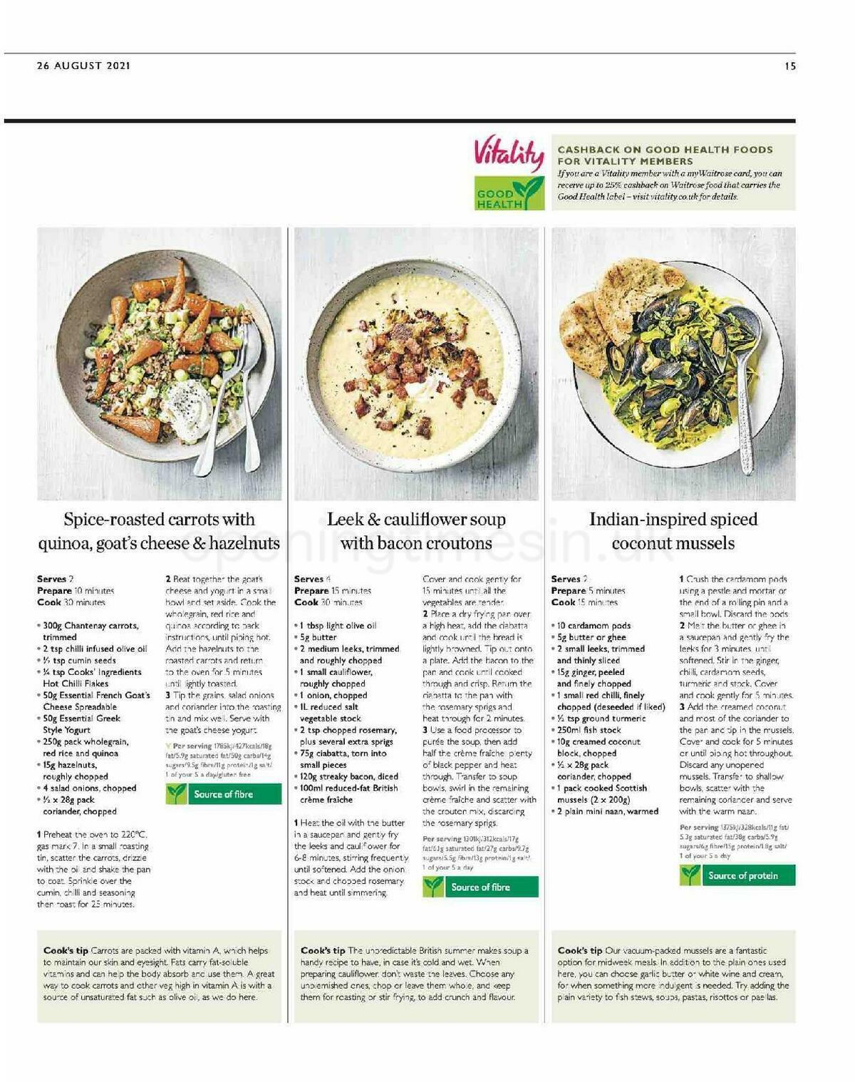 Waitrose Offers from 26 August