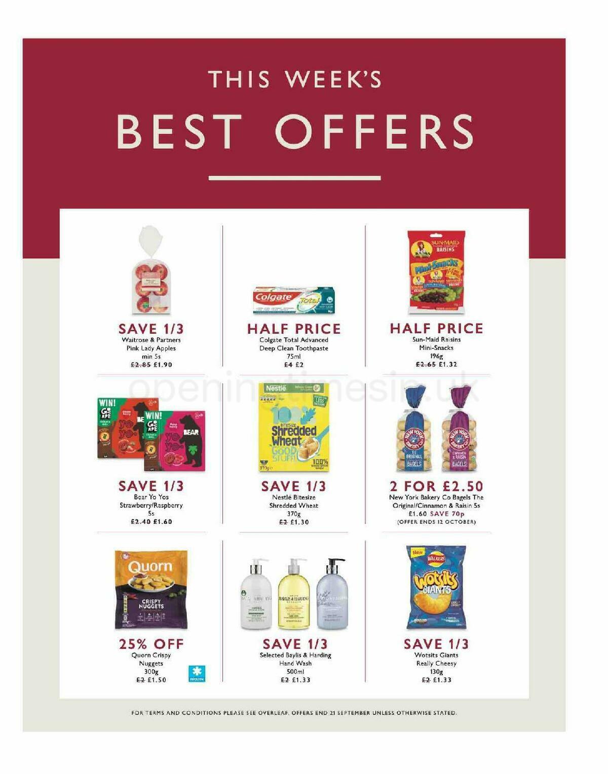 Waitrose Offers from 26 August