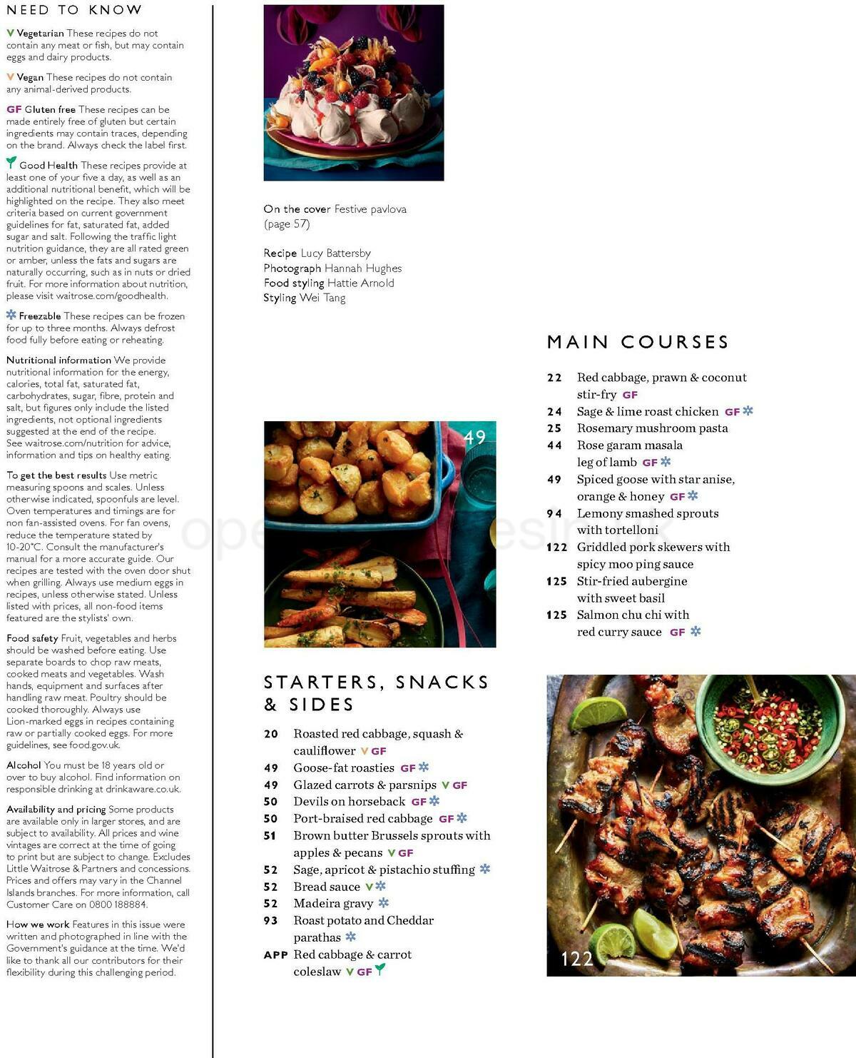 Waitrose Food Magazine December Offers from 1 December
