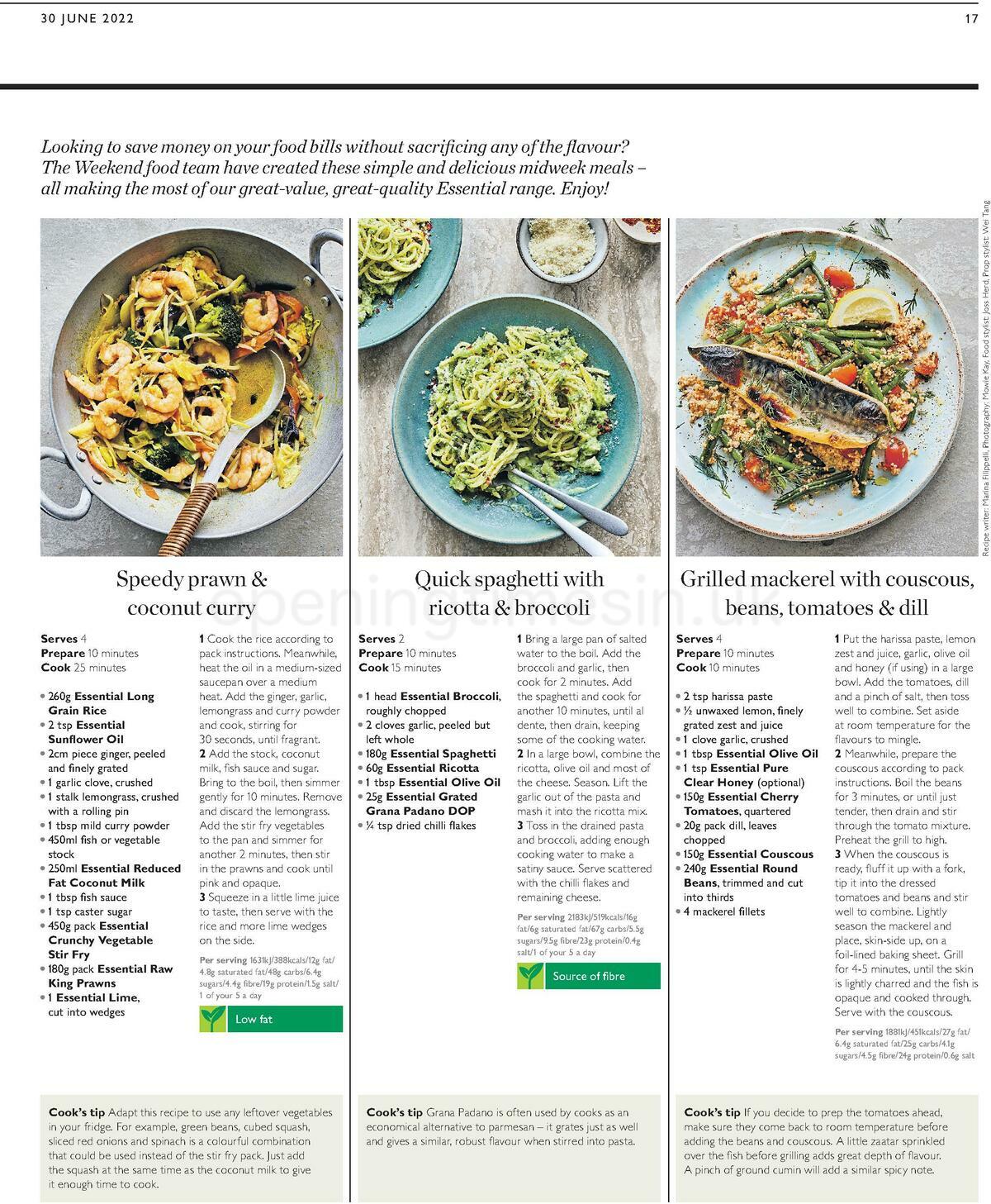 Waitrose Offers from 30 June